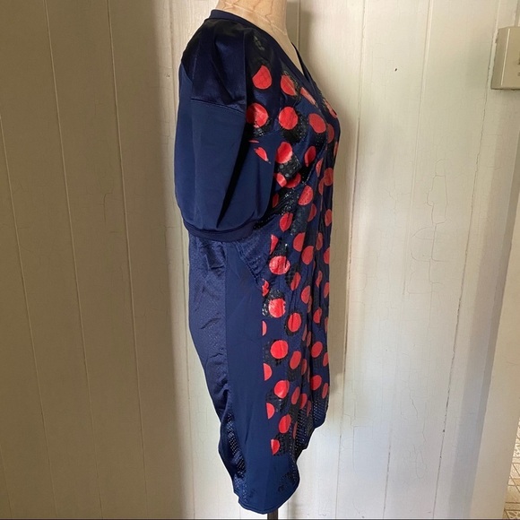 NIKE x Comme Des Garcons sz M Football Jersey Blue - Picture 7 of 10